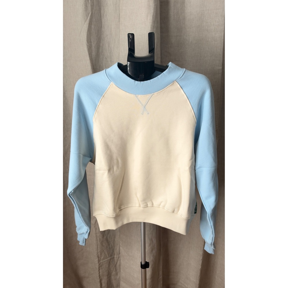 Daily Drills Heavyweight Vintage Raglan Crew Women's XS/S Powder Sand NWT